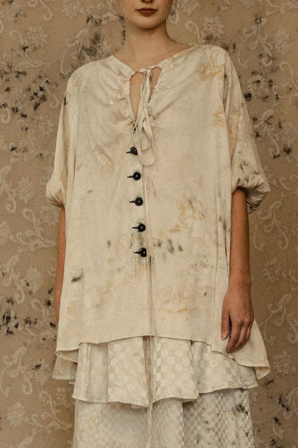 MUTEDANCE printed top md22fw28